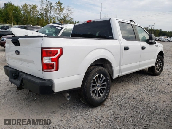2020 Ford F-150 with VIN 1FTEW1P4XLKF21495, listed as a Copart auction lot 71834724 with 68,320 mi miles and Salvage title. Bid and sale history available at DreamBid. Image 3.