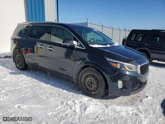 2017 Kia Sedona EX with VIN KNDMC5C15H6278945, listed as a Copart auction lot 43474285 with 0 mi miles and Salvage Title. Bid and sale history available at carsss.com. Image 4.