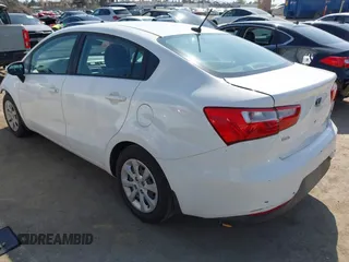 2017 Kia Rio LX with VIN KNADM4A37H6025960, listed as a IAAI auction lot 41975223 with 112,474 mi miles. Bid and sale history available at carsss.com. Image 3.