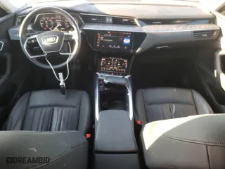 2021 Audi e-tron Sportback S line Premium Plus with VIN WA12AAGE9MB001276, listed as a Copart auction lot 47997464 with 35,672 mi miles and Salvage Title. Bid and sale history available at carsss.com. Image 8.