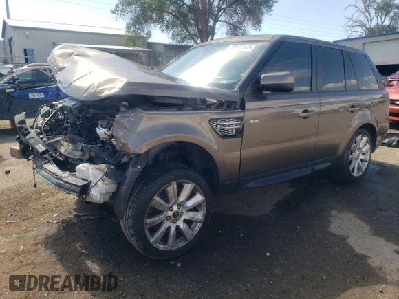 2013 Land Rover Range Rover Sport HSE Lux with VIN SALSK2D48DA775974, listed as a Copart auction lot 59541045 with 114,569 mi miles and Salvage title. Bid and sale history available at DreamBid. Image 1.