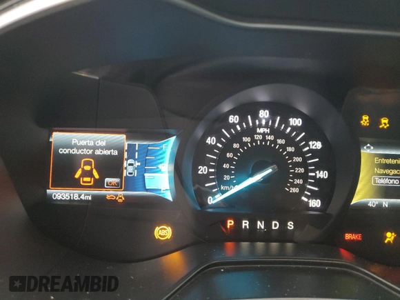 2019 Ford Fusion Titanium with VIN 3FA6P0D90KR187859, listed as a Copart auction lot 88341915 with 93,518 mi miles and Salvage Title. Bid and sale history available at carsss.com. Image 9.