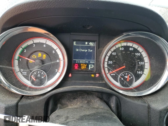 2012 Dodge Durango Citadel with VIN 1C4SDHET7CC180918, listed as a Copart auction lot 42714145 with 211,502 mi miles and Salvage title. Bid and sale history available at DreamBid. Image 9.