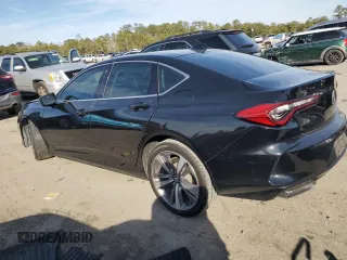 2021 Acura TLX w/Advance Package with VIN 19UUB5F60MA000571, listed as a Copart auction lot 88580765 with 75,572 mi miles and Salvage Title. Bid and sale history available at carsss.com. Image 2.