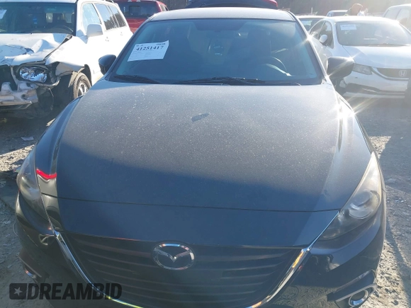 2015 Mazda 3 i SV with VIN JM1BM1T79F1245605, listed as a IAAI auction lot 41251417 with 121,264 mi miles. Bid and sale history available at carsss.com. Image 12.