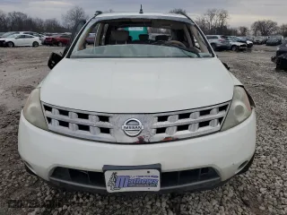 2005 Nissan Murano SL with VIN JN8AZ08W15W439798, listed as a Copart auction lot 46899525 with 0 mi miles and Salvage Title. Bid and sale history available at carsss.com. Image 5.