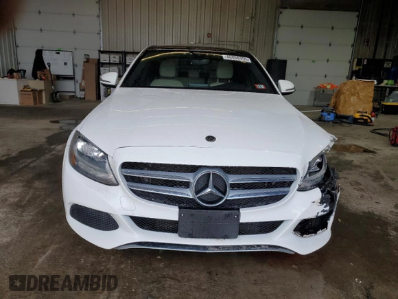 2018 Mercedes-Benz C 300 with VIN 55SWF4KB2JU280486, listed as a Copart auction lot 46850755 with 73,452 mi miles and Salvage title. Bid and sale history available at DreamBid. Image 5.