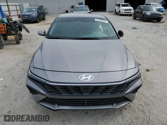 2024 Hyundai Elantra SEL with VIN KMHLM4DG6RU751864, listed as a Copart auction lot 52266245 with 4,309 mi miles and Non Repairable. Bid and sale history available at carsss.com. Image 5.