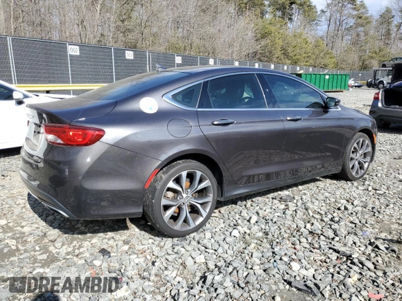 2016 Chrysler 200 C with VIN 1C3CCCEG2GN174911, listed as a Copart auction lot 46882995 with 113,897 mi miles and Salvage Title. Bid and sale history available at carsss.com. Image 3.