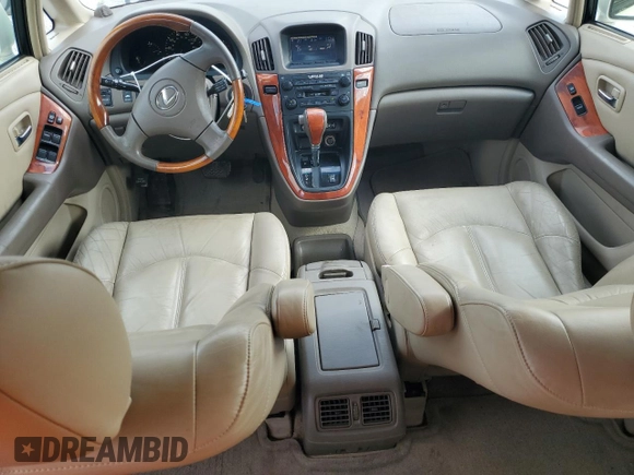 2001 Lexus RX 300 with VIN JTJHF10U210206770, listed as a Copart auction lot 55502095 with 195,369 mi miles and Clean Title. Bid and sale history available at DreamBid. Image 8.