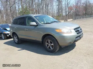 2007 Hyundai Santa Fe GLS with VIN 5NMSG13DX7H096092, listed as a IAAI auction lot 41918810 with 90,981 mi miles. Bid and sale history available at carsss.com. Image 1.