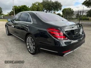2020 Mercedes-Benz S-Class S 560 with VIN W1KUG8DB7LA559539, listed as a Copart auction lot 74956614 with 26,014 mi miles and Non Repairable. Bid and sale history available at carsss.com. Image 2.