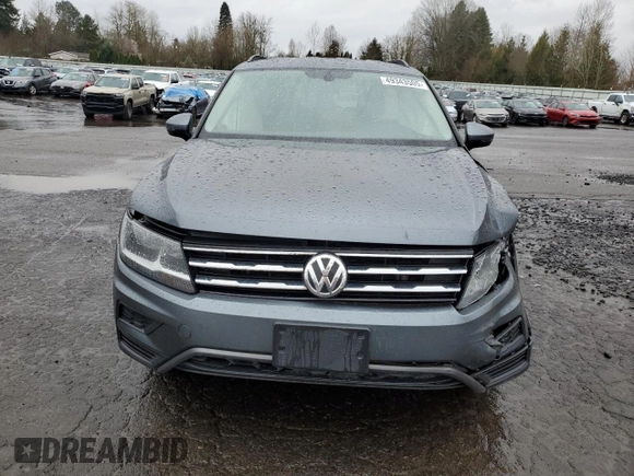 2021 Volkswagen Tiguan SE with VIN 3VV2B7AX7MM128098, listed as a Copart auction lot 49343505 with 46,231 mi miles and Salvage Title. Bid and sale history available at DreamBid. Image 5.