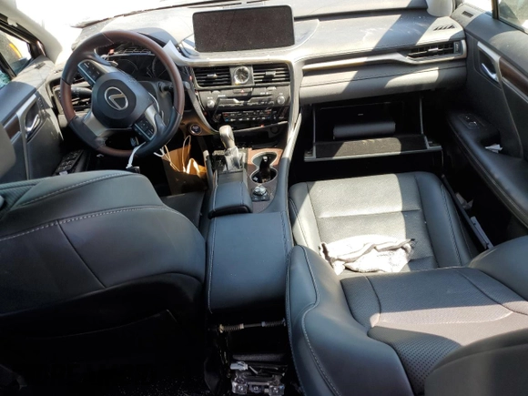 2021 Lexus RX 450h z VIN 2T2HGMDA0MC067651, wystawiony jako Copart lot #52595355 z przebiegiem Nie podano mil oraz Szkoda całkowita • Salvage title. Historia ofert i sprzedaży dostępna na DreamBid. Obrazek 8.
