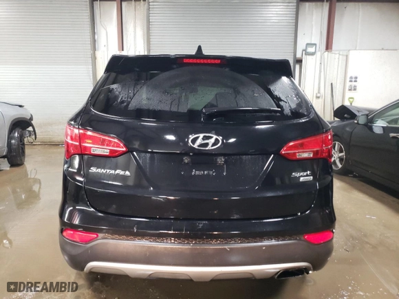 2013 Hyundai Santa Fe Premium with VIN 5XYZUDLB3DG102246, listed as a Copart auction lot 43175065 with 153,168 mi miles and Salvage Title. Bid and sale history available at carsss.com. Image 6.