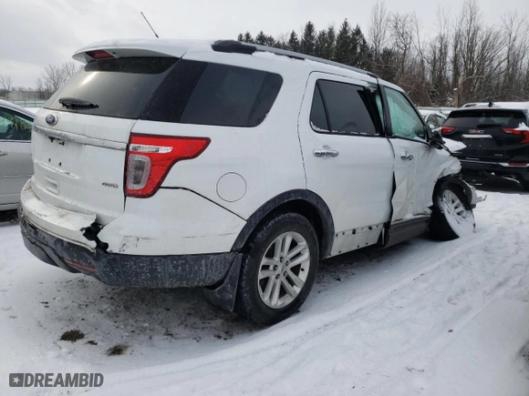2015 Ford Explorer XLT with VIN 1FM5K8D82FGB86859, listed as a Copart auction lot 38635734 with 0 mi miles and Salvage Title. Bid and sale history available at carsss.com. Image 3.