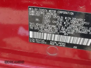 2006 Toyota RAV4 with VIN JTMZD33V966009113, listed as a IAAI auction lot 41770759 with 88,953 mi miles. Bid and sale history available at carsss.com. Image 9.