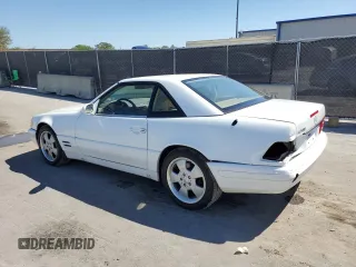 1999 Mercedes-Benz SL-Class with VIN WDBFA68F2XF179425, listed as a Copart auction lot 48939955 with 117,379 mi miles and Salvage Title. Bid and sale history available at carsss.com. Image 2.