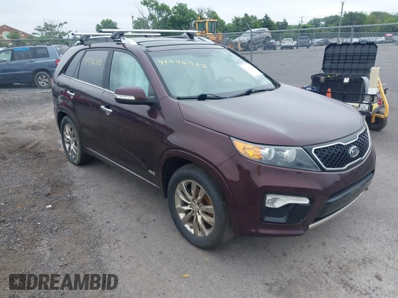 2012 Kia Sorento SX with VIN 5XYKWDA2XCG237950, listed as a IAAI auction lot 42576973 with 205,951 mi miles and . Bid and sale history available at DreamBid. Image 1.