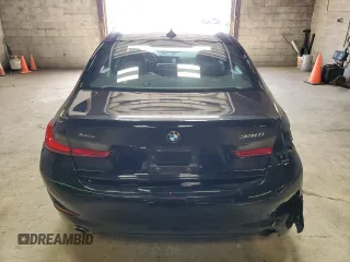 2020 BMW 3 Series 330i xDrive with VIN 3MW5R7J01L8B09304, listed as a Copart auction lot 50698125 with 49,409 mi miles and Salvage Title. Bid and sale history available at carsss.com. Image 6.