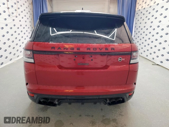 2016 Land Rover Range Rover Sport SVR with VIN SALWZ2EF7GA544520, listed as a Copart auction lot 56979235 with 47,852 mi miles and Clean title. Bid and sale history available at DreamBid. Image 6.