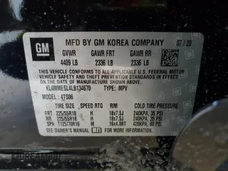 2020 Buick Encore GX Select z VIN KL4MMESL4LB134670, wystawiony jako Copart lot #49766405 z przebiegiem 43 801 mil mil oraz Szkoda całkowita • Salvage title. Historia ofert i sprzedaży dostępna na DreamBid. Obrazek 15.
