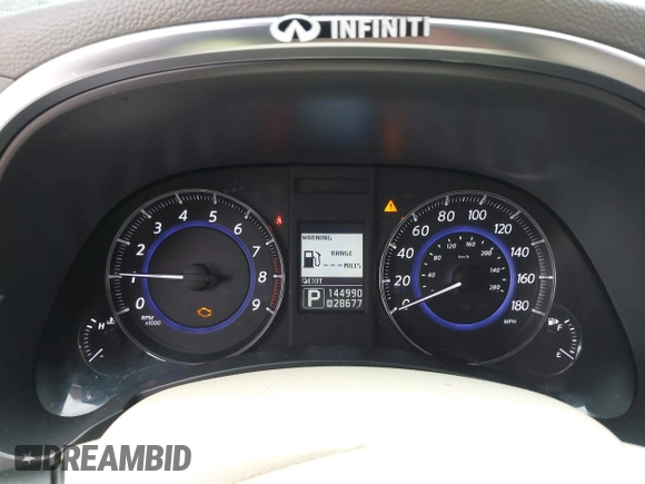 2014 Infiniti QX70 z VIN JN8CS1MU3EM451745, wystawiony jako IAAI lot #42203922 z przebiegiem 144 990 mil mil oraz . Historia ofert i sprzedaży dostępna na DreamBid. Obrazek 7.
