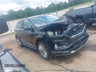 2021 Ford Edge Titanium z VIN 2FMPK3K9XMBA14297, wystawiony jako IAAI lot #42344353 z przebiegiem 35 110 mil mil oraz . Historia ofert i sprzedaży dostępna na DreamBid. Obrazek 1.