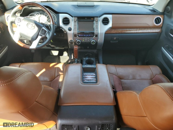 2014 Toyota Tundra 4WD Truck Platinum with VIN 5TFAY5F12EX404586, listed as a Copart auction lot 50430165 with 160,045 mi miles and Salvage Title. Bid and sale history available at carsss.com. Image 8.