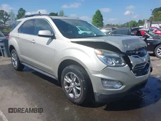2016 Chevrolet Equinox LT with VIN 2GNALCEK8G1132422, listed as a IAAI auction lot 41948390 with 95,778 mi miles. Bid and sale history available at carsss.com. Image 1.