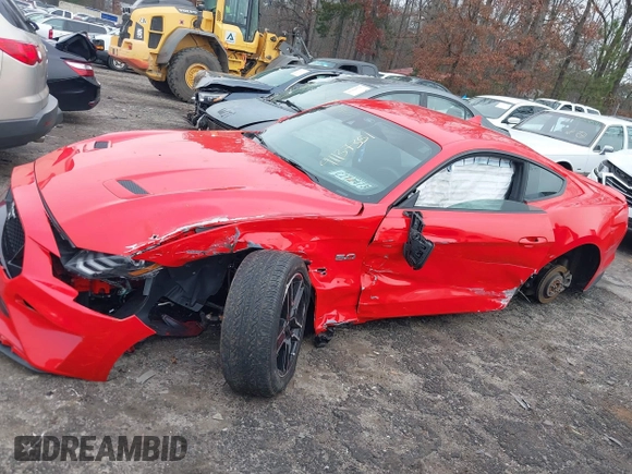 2021 Ford Mustang GT with VIN 1FA6P8CF4M5119074, listed as a IAAI auction lot 41137351 with 28,718 mi miles. Bid and sale history available at carsss.com. Image 13.