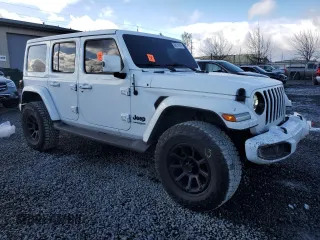 2020 Jeep Wrangler Unlimited Sahara Altitude z VIN 1C4HJXEG2LW319304, wystawiony jako Copart lot #88274015 z przebiegiem 50 599 mil mil oraz Szkoda całkowita • Salvage title. Historia ofert i sprzedaży dostępna na DreamBid. Obrazek 4.