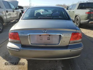 2003 Hyundai Sonata GLS with VIN KMHWF35H43A778742, listed as a Copart auction lot 48564195 with 0 mi miles and Salvage Title. Bid and sale history available at carsss.com. Image 6.