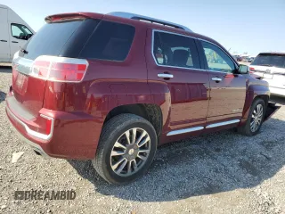 2016 GMC Terrain Denali z VIN 2GKFLRE35G6231586, wystawiony jako Copart lot #58223145 z przebiegiem 44 941 mil mil oraz Szkoda całkowita • Salvage title. Historia ofert i sprzedaży dostępna na DreamBid. Obrazek 3.