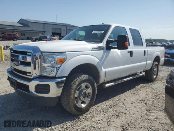 2015 Ford F-250 Lariat with VIN 1FT7W2B62FEC69350, listed as a Copart auction lot 61918025 with 110,289 mi miles and Salvage title. Bid and sale history available at DreamBid. Image 1.