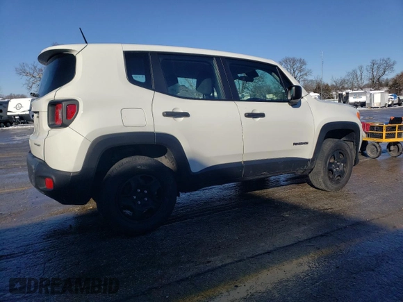2020 Jeep Renegade Sport with VIN ZACNJBAB3LPK96545, listed as a Copart auction lot 87240914 with 60,586 mi miles and Salvage title. Bid and sale history available at DreamBid. Image 3.