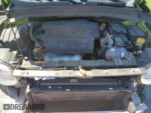 2017 Jeep Renegade Limited with VIN ZACCJBDB1HPF60648, listed as a Copart auction lot 59906885 with 128,477 mi miles and Salvage title. Bid and sale history available at DreamBid. Image 12.