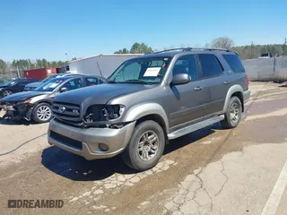2003 Toyota Sequoia SR5 with VIN 5TDZT34A33S204408, listed as a IAAI auction lot 41860287 with 380,799 mi miles. Bid and sale history available at carsss.com. Image 19.