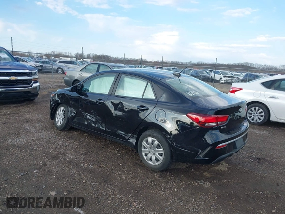 2021 Kia Rio LX with VIN 3KPA24AD3ME430657, listed as a IAAI auction lot 41903102 with 29,473 mi miles and . Bid and sale history available at DreamBid. Image 3.