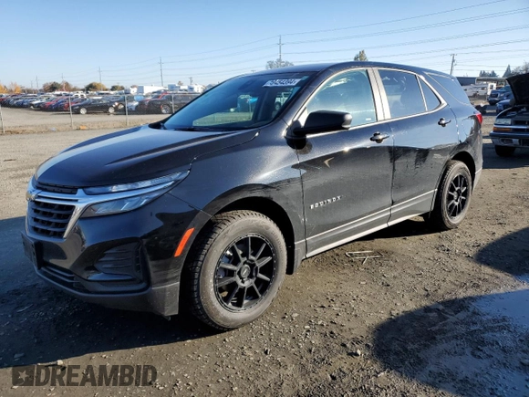 2023 Chevrolet Equinox LS z VIN 3GNAX5EG9PL232944, wystawiony jako Copart lot #79454394 z przebiegiem 41 064 mil mil oraz Szkoda całkowita • Salvage title. Historia ofert i sprzedaży dostępna na DreamBid. Obrazek 1.