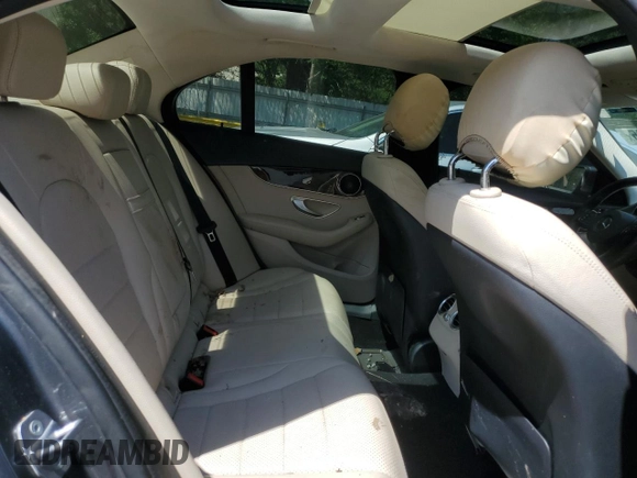 2017 Mercedes-Benz C C 300 with VIN WDDWF4JB1HR292660, listed as a Copart auction lot 52553005 with 110,942 mi miles and Salvage Title. Bid and sale history available at carsss.com. Image 10.