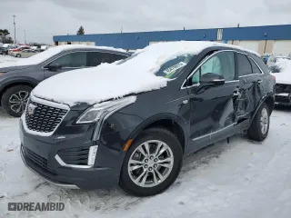 2020 Cadillac XT5 Premium Luxury AWD with VIN 1GYKNDR49LZ188289, listed as a Copart auction lot 45470975 with 25,630 mi miles and Salvage Title. Bid and sale history available at carsss.com. Image 1.