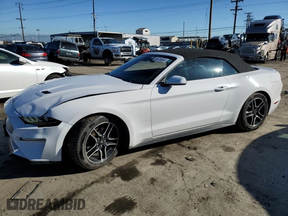 2021 Ford Mustang EcoBoost with VIN 1FATP8UH3M5120896, listed as a Copart auction lot 37092323 with 48,545 mi miles. Bid and sale history available at carsss.com. Image 1.