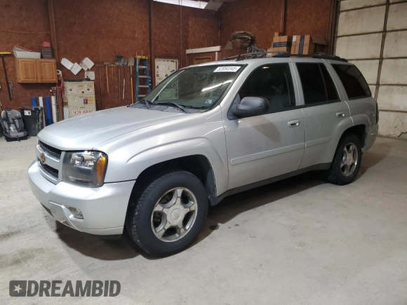 2008 Chevrolet TrailBlazer 1LT with VIN 1GNDT13S582154934, listed as a Copart auction lot 52850345 with 249,534 mi miles and Salvage Title. Bid and sale history available at DreamBid. Image 1.