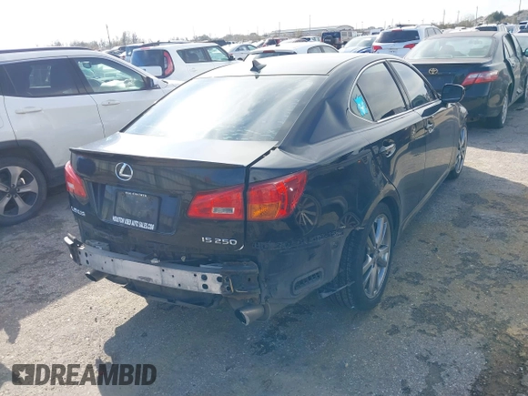 2008 Lexus IS 250 with VIN JTHBK262685085690, listed as a IAAI auction lot 41352917 with 177,055 mi miles and . Bid and sale history available at DreamBid. Image 4.