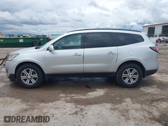 2015 Chevrolet Traverse LT with VIN 1GNKVHKD5FJ341591, listed as a IAAI auction lot 42332752 with 123,682 mi miles and . Bid and sale history available at DreamBid. Image 14.