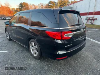2019 Honda Odyssey EX-L z VIN 5FNRL6H78KB125979, wystawiony jako Copart lot #87329574 z przebiegiem 198 421 mil mil oraz Czysty tytuł • Clean title. Historia ofert i sprzedaży dostępna na DreamBid. Obrazek 3.