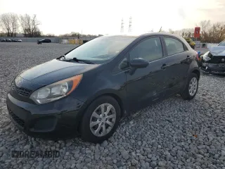 2013 Kia Rio LX with VIN KNADM5A36D6222988, listed as a Copart auction lot 78396284 with 105,362 mi miles and Salvage Title. Bid and sale history available at carsss.com. Image 1.