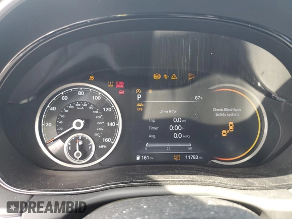 2023 Genesis GV70 2.5T with VIN KMUMADTB5PU135946, listed as a Copart auction lot 50423435 with 11,783 mi miles and Salvage Title. Bid and sale history available at DreamBid. Image 9.
