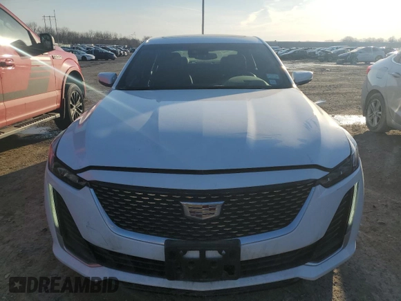 2024 Cadillac CT5 Luxury with VIN 1G6DX5RK8R0108526, listed as a Copart auction lot 48294545 with 25,210 mi miles and Salvage title. Bid and sale history available at DreamBid. Image 5.